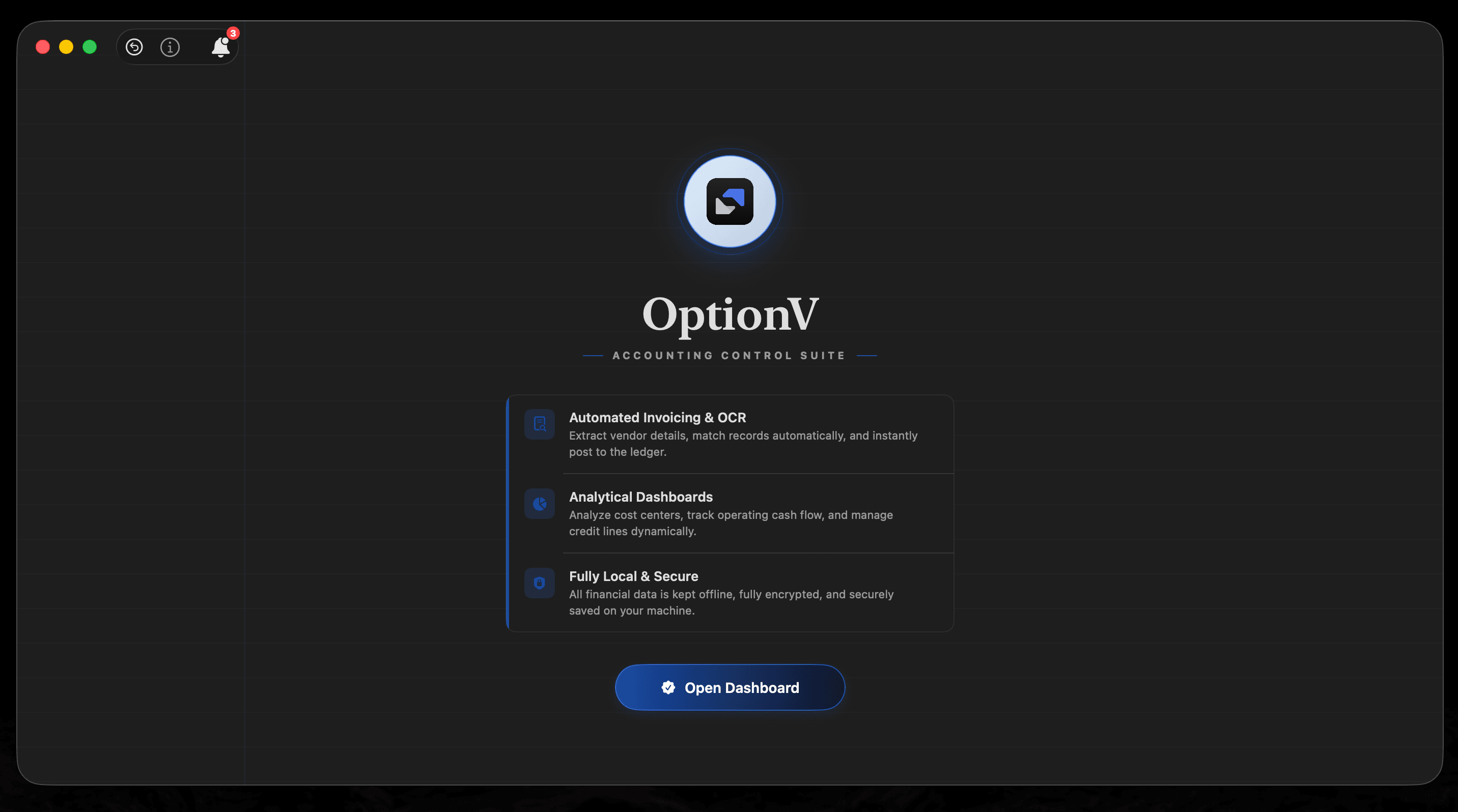 Welcome OptionV App